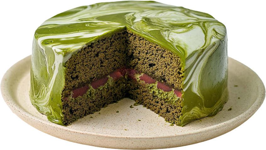 비건 말차 케이크 850g